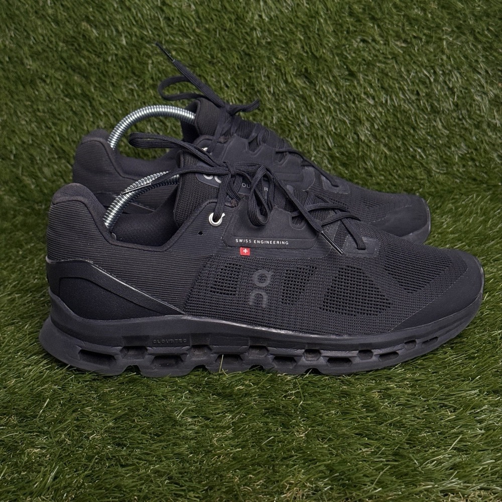 On Cloud Cloudstratus Black Mens Size 11 Sneakers Running Shoes 39-99214